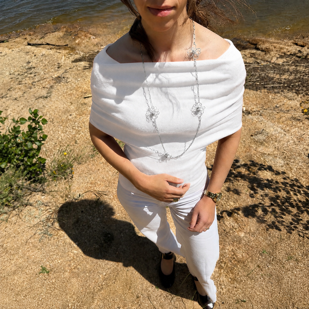 Collar Tiber Plateado